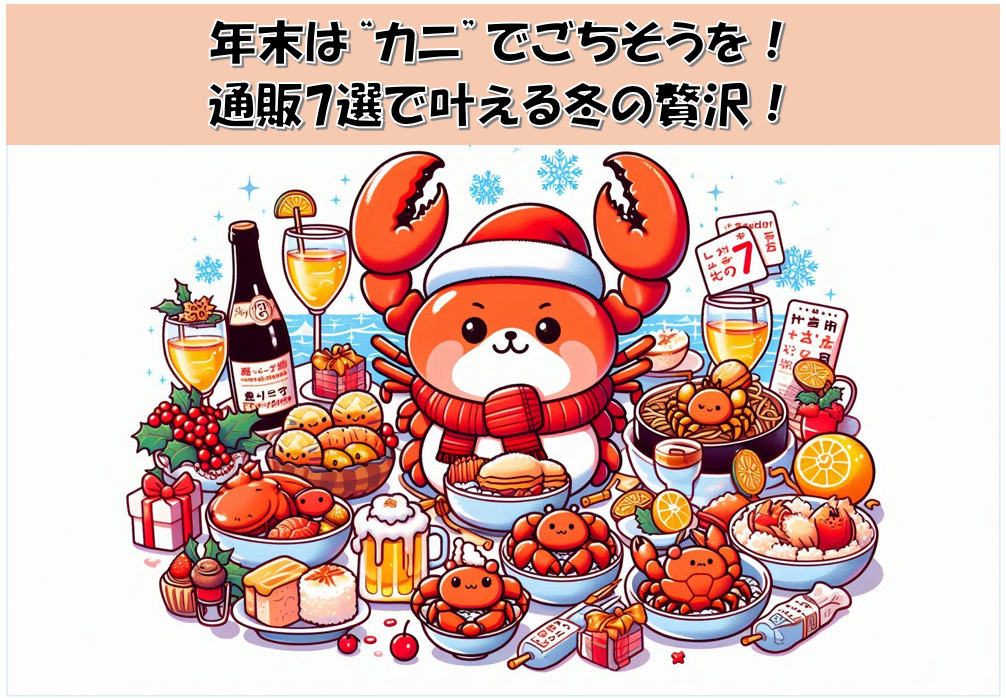 年末は“カニ”でごちそうを！通販7選で叶える冬の贅沢