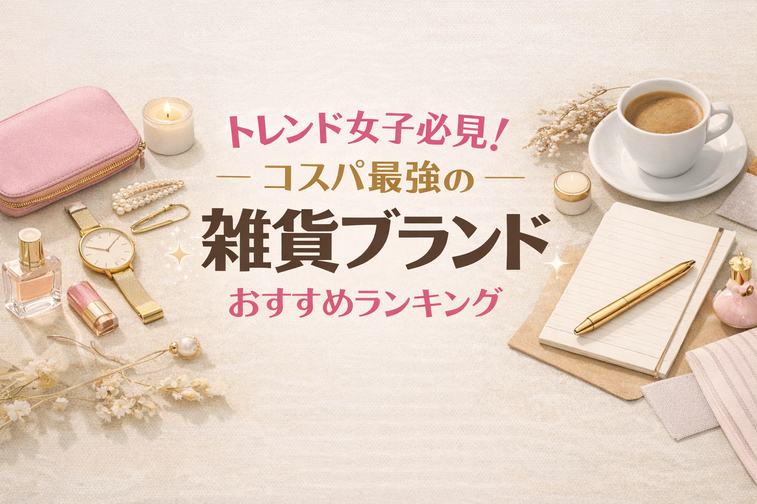 トレンド女子必見！コスパ最強の雑貨ブランドおすすめランキング