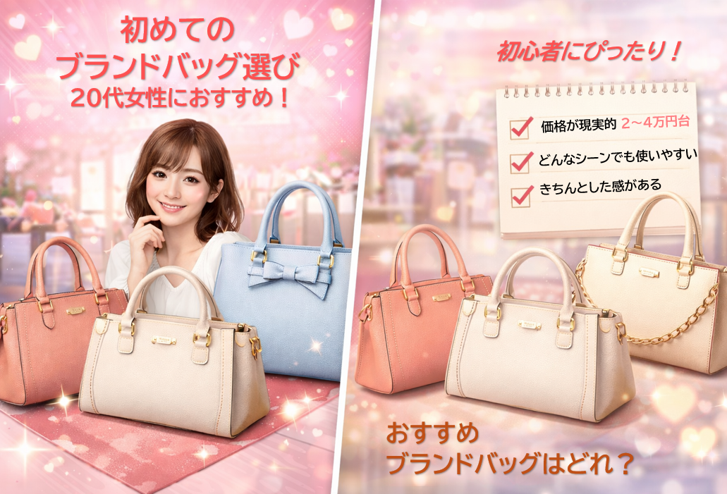 初めてのブランドバッグ！おすすめランキング｜20代女性が安心して選べる5選