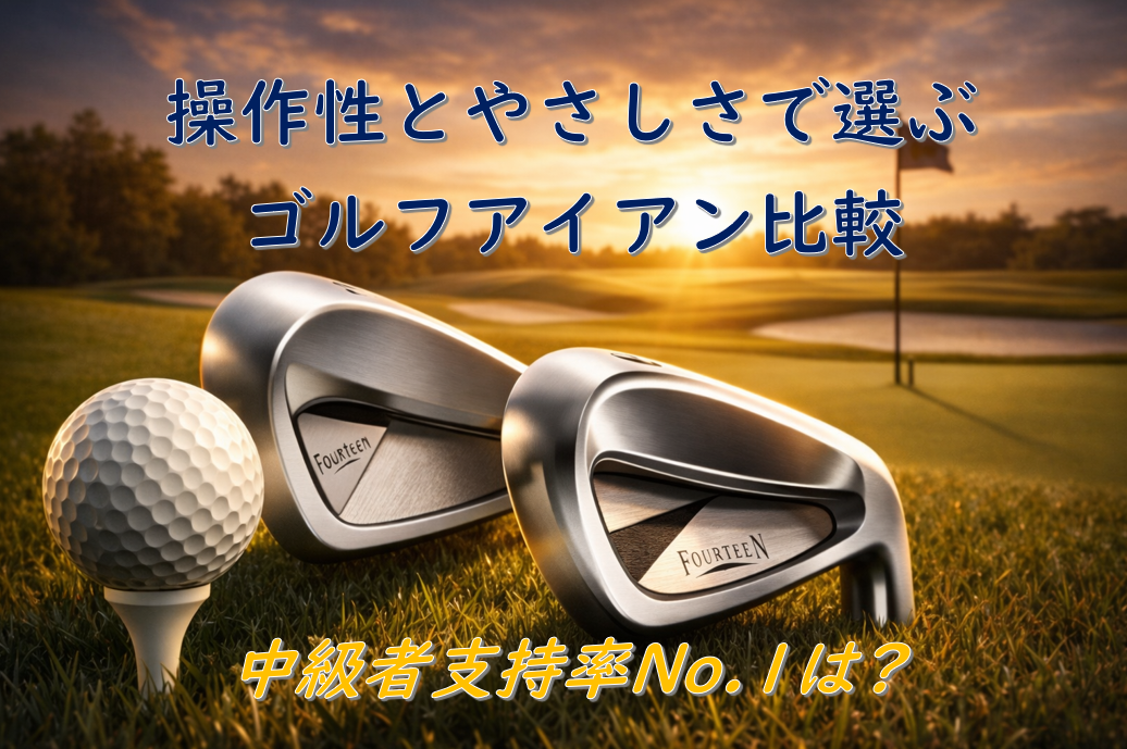 操作性とやさしさで選ぶゴルフアイアン比較｜中級者支持率No.1はフォーティーン